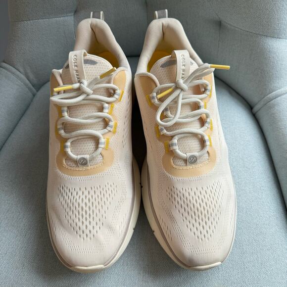 Cole Haan Men\'s ZeroGrand Journey Cream Color Mesh Sneakers Lightweight Sz 12 main image 5